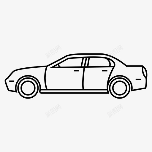 s型车捷豹图标svg_新图网 https://ixintu.com s型 s型系列 捷豹 车