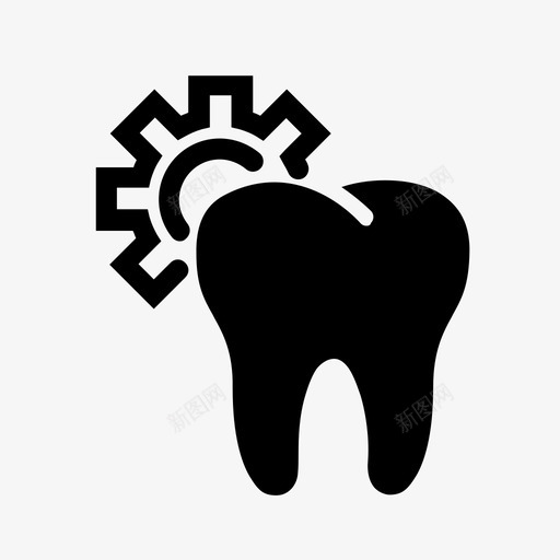 牙齿设置牙科牙医图标svg_新图网 https://ixintu.com 口腔卫生 牙医 牙科 牙齿设置 迷你图标集立体式牙科牙医牙科