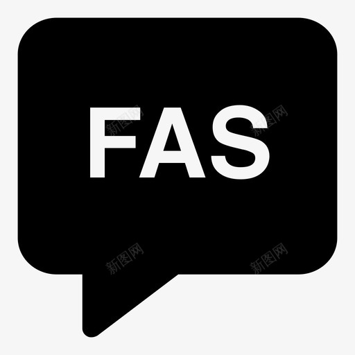 波斯语泡泡fas图标svg_新图网 https://ixintu.com fas 泡泡 波斯语 语言 语言代码3个字母实心