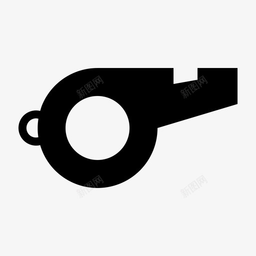 哨声吹哨裁判员图标svg_新图网 https://ixintu.com 吹哨 哨声 声音 学校和学习字形 教育 裁判员