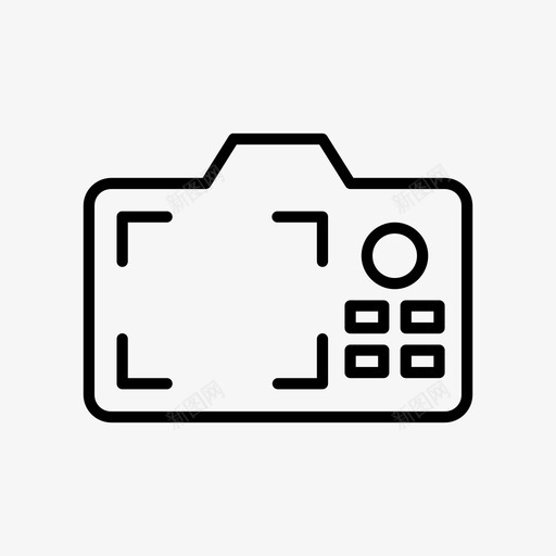 相机框架相机闪光灯照片图标svg_新图网 https://ixintu.com 照片 相机框架 相机闪光灯