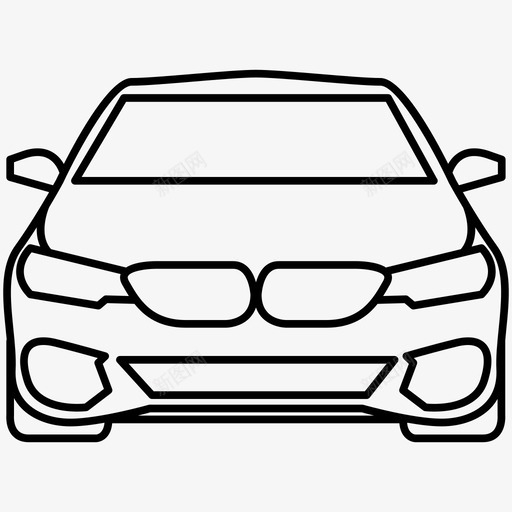 系列5宝马汽车图标svg_新图网 https://ixintu.com sries5系列 宝马 汽车 系列5