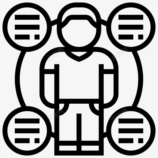 客户分析行为图标svg_新图网 https://ixintu.com 分析 客户 消费者 消费者行为 营销 行为