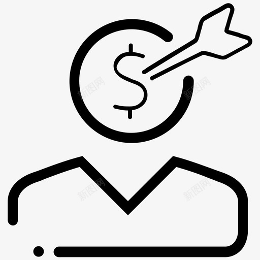 业务目标财务目标图标svg_新图网 https://ixintu.com 业务目标 业务计划管理概要 利润 目标 财务