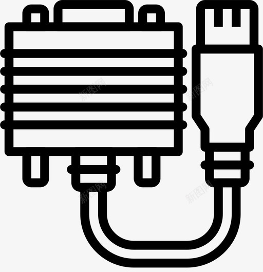 dvi连接器电缆smashicons连接器电缆外形图图标svg_新图网 https://ixintu.com dvi连接器 smashicons连接器电缆外形图 电缆