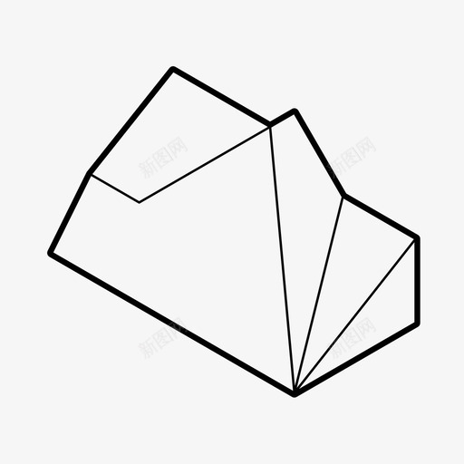 画法几何模型建筑形式图标svg_新图网 https://ixintu.com 体积 建筑 形式 画法几何模型 透视