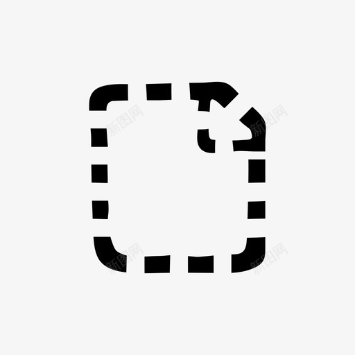 文件隐藏手绘草图图标svg_新图网 https://ixintu.com 手绘 手绘材料设计图标 文件隐藏 草图
