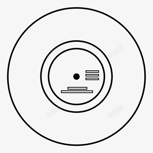 唱片dj音乐图标svg_新图网 https://ixintu.com dj 乙烯基 唱片 音乐