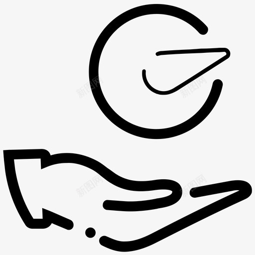 时间业务手图标svg_新图网 https://ixintu.com 业务 共享 手 时间 时间表 概述业务计划管理