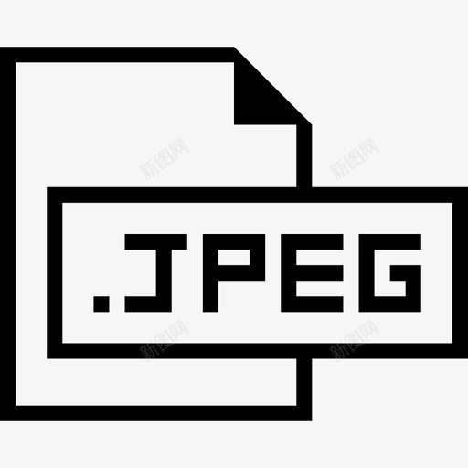 jpeg文件扩展名格式图标svg_新图网 https://ixintu.com jpeg文件 扩展名 文件格式和扩展名 格式 照片