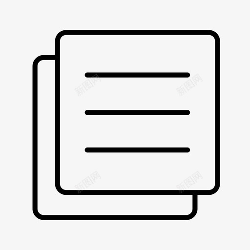 弹出菜单书纸图标svg_新图网 https://ixintu.com 书 弹出菜单 文本 纸