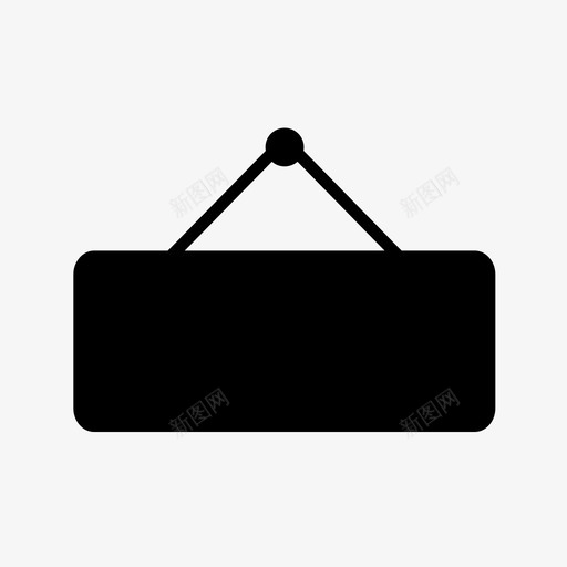 招牌方向牌挂板图标svg_新图网 https://ixintu.com 信息板 招牌 挂板 方向牌 标牌
