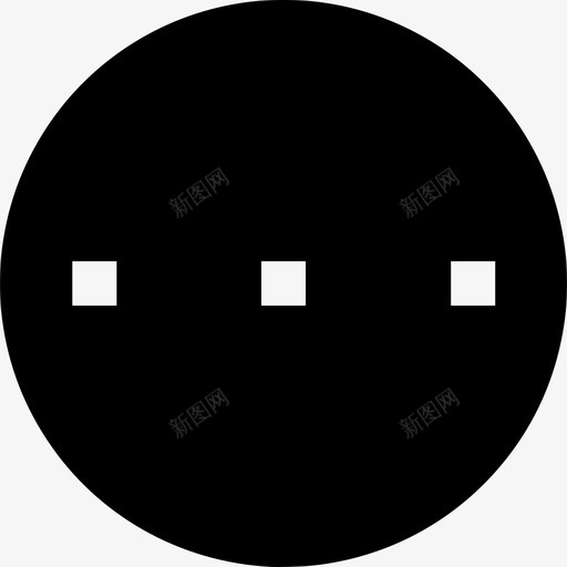 更多圆形细节图标svg_新图网 https://ixintu.com 圆形 展开 更多 更多圆形 细节 菜单