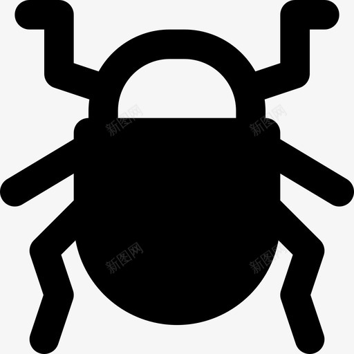 甲虫虫子昆虫图标svg_新图网 https://ixintu.com 小虫子虫子md固体 昆虫 甲虫 自然 虫子