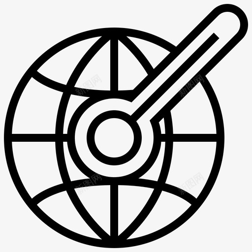 地球生态能源图标svg_新图网 https://ixintu.com 地球 循环 温度 生态 能源