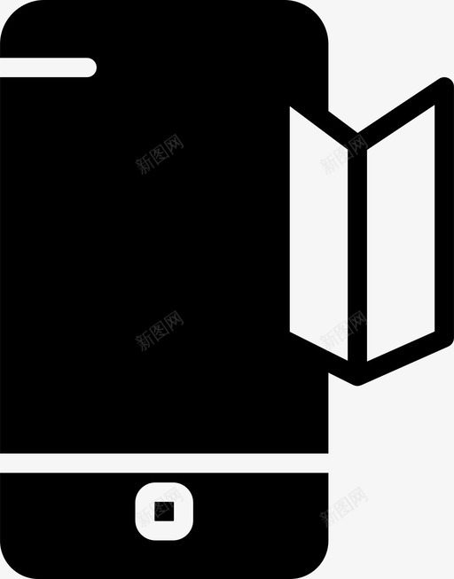 手机地图通讯功能图标svg_新图网 https://ixintu.com smashicons手机功能 功能 手机 手机地图 通讯