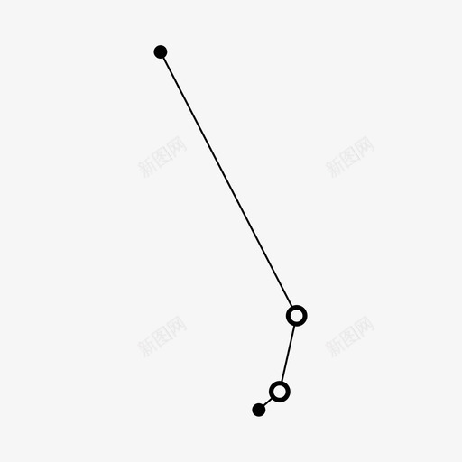 公羊白羊座构图图标svg_新图网 https://ixintu.com 公羊 星座 星星 构图 白羊座 网络