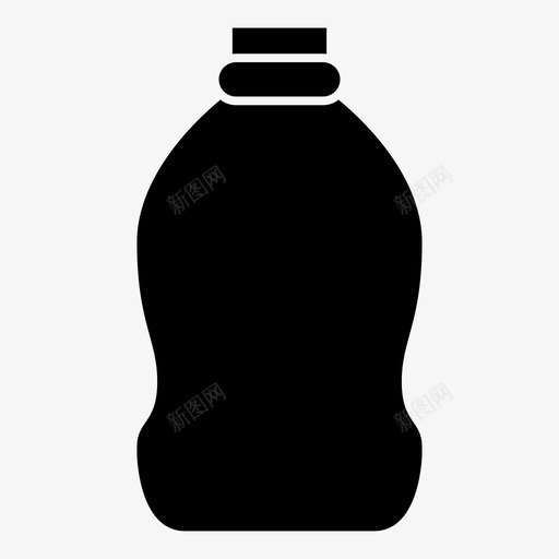 瓶装矿泉水图标svg_新图网 https://ixintu.com 瓶装矿泉水