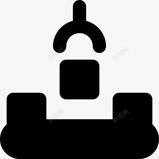 输送带工厂工业图标svg_新图网 https://ixintu.com 工业 工厂 生产 粉碎工业md固体 输送带