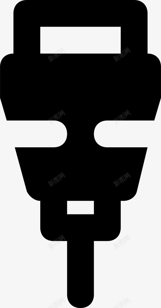 以太网插头电缆连接器图标svg_新图网 https://ixintu.com smashicons连接器电缆md固态 以太网插头 电缆 连接器