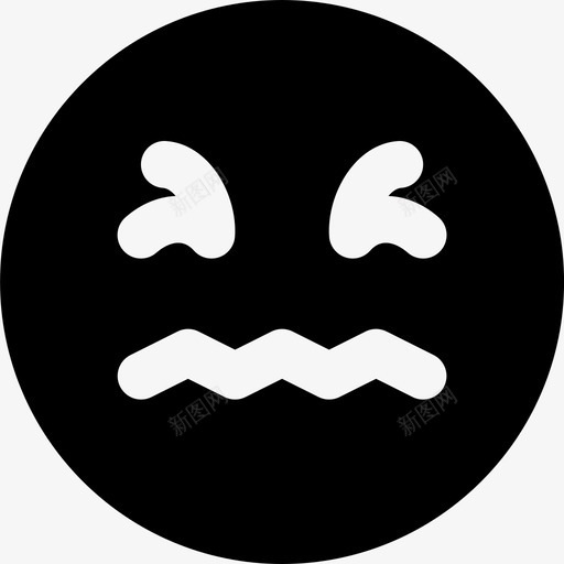 病态表情符号表情图标svg_新图网 https://ixintu.com smashicons表情2md实心 病态 脸 表情 表情符号