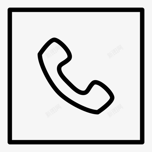 电话联系人管子图标svg_新图网 https://ixintu.com 电话 管子 联系人