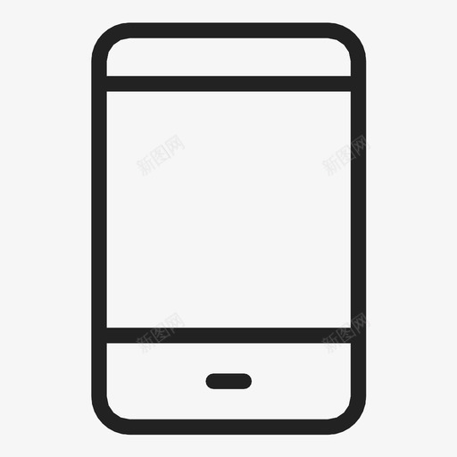 iphone手持电话ios手机图标svg_新图网 https://ixintu.com ios手机 iphone 手持电话 手机 智能手机