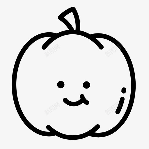 南瓜脸表情符号川维图标svg_新图网 https://ixintu.com 南瓜脸 川维 表情符号
