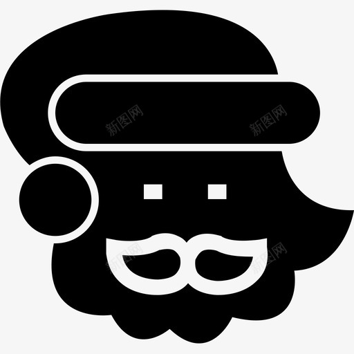 圣诞老人圣诞圣诞节图标svg_新图网 https://ixintu.com 圣诞 圣诞符号图标 圣诞老人 圣诞节