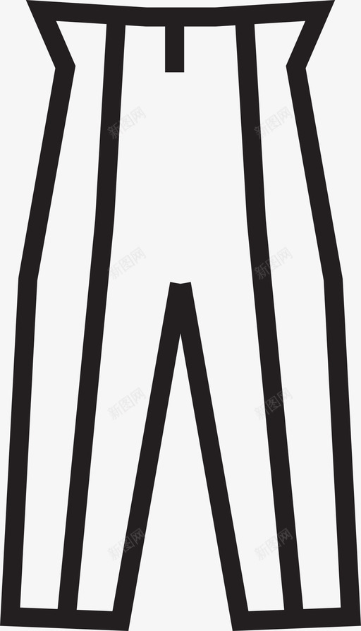 裤子紧身裤衣服图标svg_新图网 https://ixintu.com 紧身裤 衣服 裤子