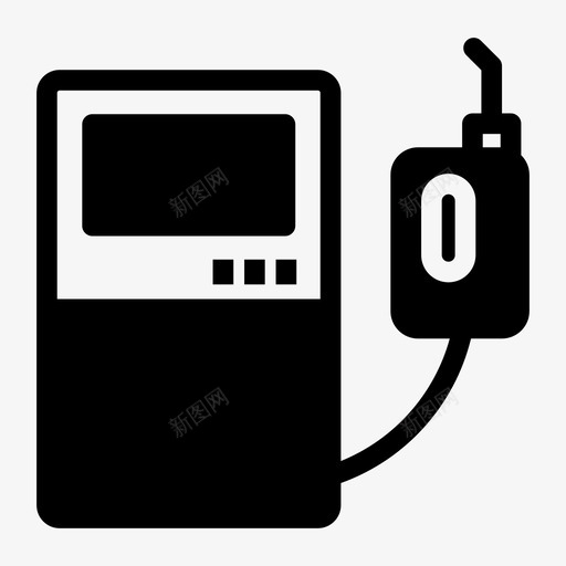 加油站燃料泵图标svg_新图网 https://ixintu.com 加油站 油厂 泵 燃料