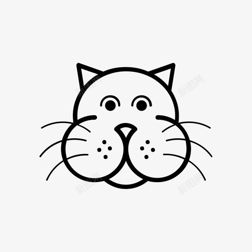 猫动物爪子图标svg_新图网 https://ixintu.com 动物 爪子 猫