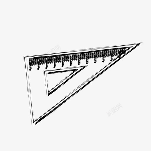 定尺量具直尺图标svg_新图网 https://ixintu.com 定尺 工具和工具 直尺 量具
