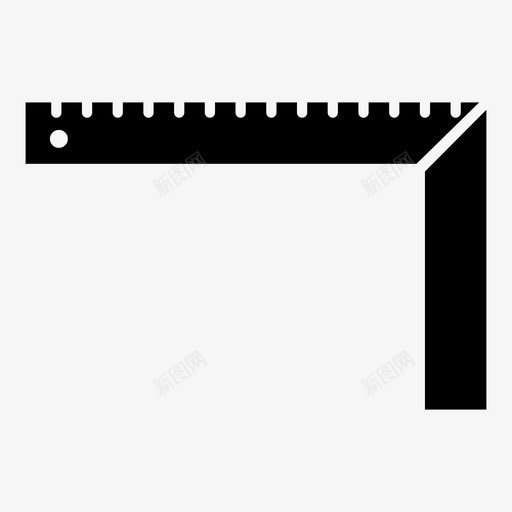 角尺量具建筑图标svg_新图网 https://ixintu.com 建筑 角尺 量具