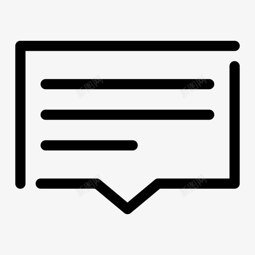 通知评论回复图标svg_新图网 https://ixintu.com 回复 界面缺口 短信 评论 通知