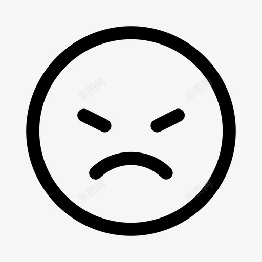 愤怒痛苦中国图标svg_新图网 https://ixintu.com 中国 愤怒 痛苦 笑脸