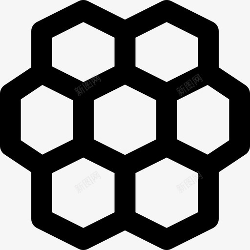 蜂巢蜂房养蜂业图标svg_新图网 https://ixintu.com 养蜂业 史玛西阿蜂场md大纲 蜂巢 蜂房 蜜蜂