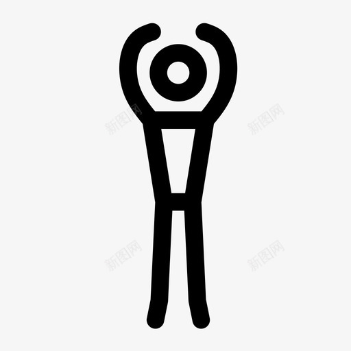 现代舞舞者舞蹈图标svg_新图网 https://ixintu.com 派对 现代舞 舞者 舞蹈 跳跃 音乐