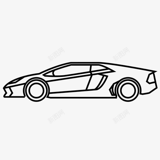 aventador汽车兰博基尼图标svg_新图网 https://ixintu.com aventador aventador系列 兰博基尼 汽车