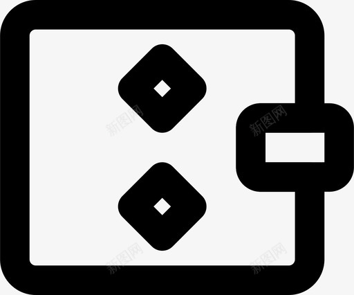 钱包配饰时尚图标svg_新图网 https://ixintu.com smashicons男士配件md大纲 时尚 男士 配饰 钱包