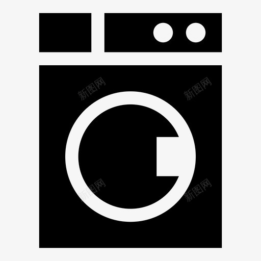洗衣机洗衣房平板图标svg_新图网 https://ixintu.com 平板 洗衣房 洗衣机