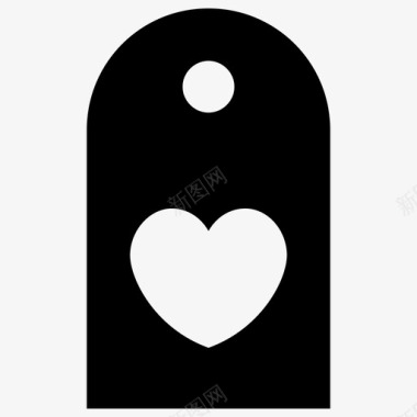情人节标签心形标签爱情购物标签图标图标