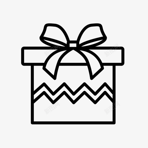 礼物生日庆祝图标svg_新图网 https://ixintu.com 婚礼 庆祝 生日 礼物