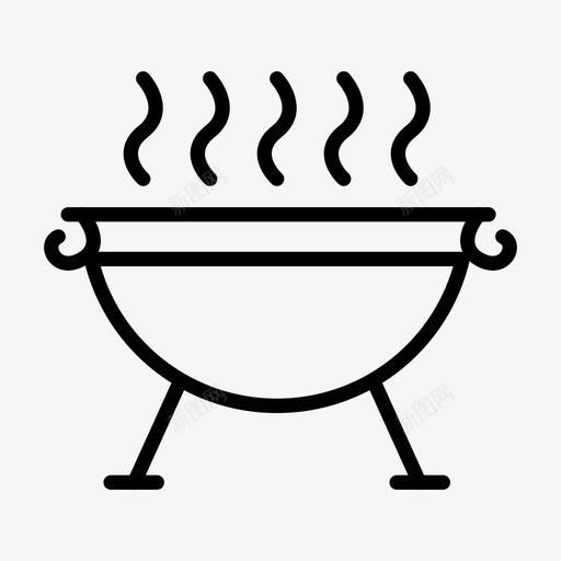 烧烤食物派对图标svg_新图网 https://ixintu.com 夏日 派对 烧烤 食物