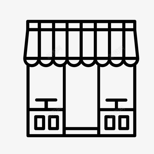 面包店精品店糕点店图标svg_新图网 https://ixintu.com 商店 精品店 糕点店 面包店