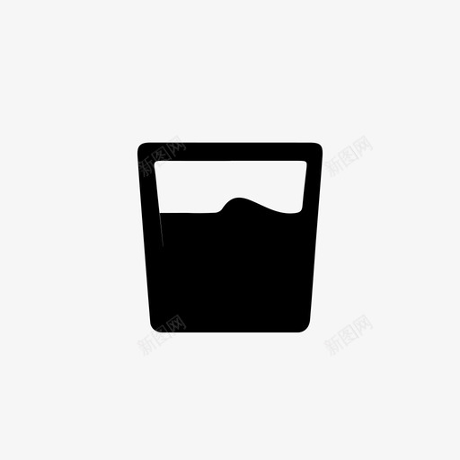玻璃杯酒派对图标svg_新图网 https://ixintu.com 威士忌 派对 玻璃杯 酒