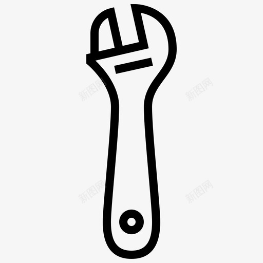 可调扳手施工设备图标svg_新图网 https://ixintu.com 可调扳手 工具 施工 施工工具 设备