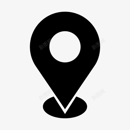 位置定位器地图图标svg_新图网 https://ixintu.com pin ui 位置 地图 定位器