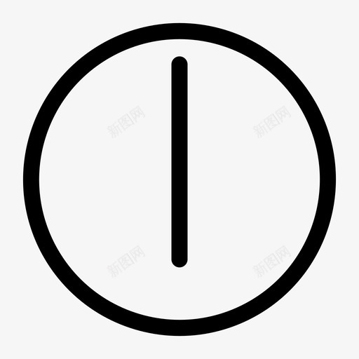六点钟小时时钟图标svg_新图网 https://ixintu.com 六点钟 小时 时钟 时间 粗体时钟
