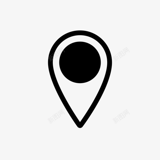位置地图导航地址图标svg_新图网 https://ixintu.com 位置地图 导航地址